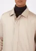 Men's Insulated Mac in Light Stone sold by Sunspel