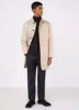 Men's Insulated Mac in Light Stone sold by Sunspel