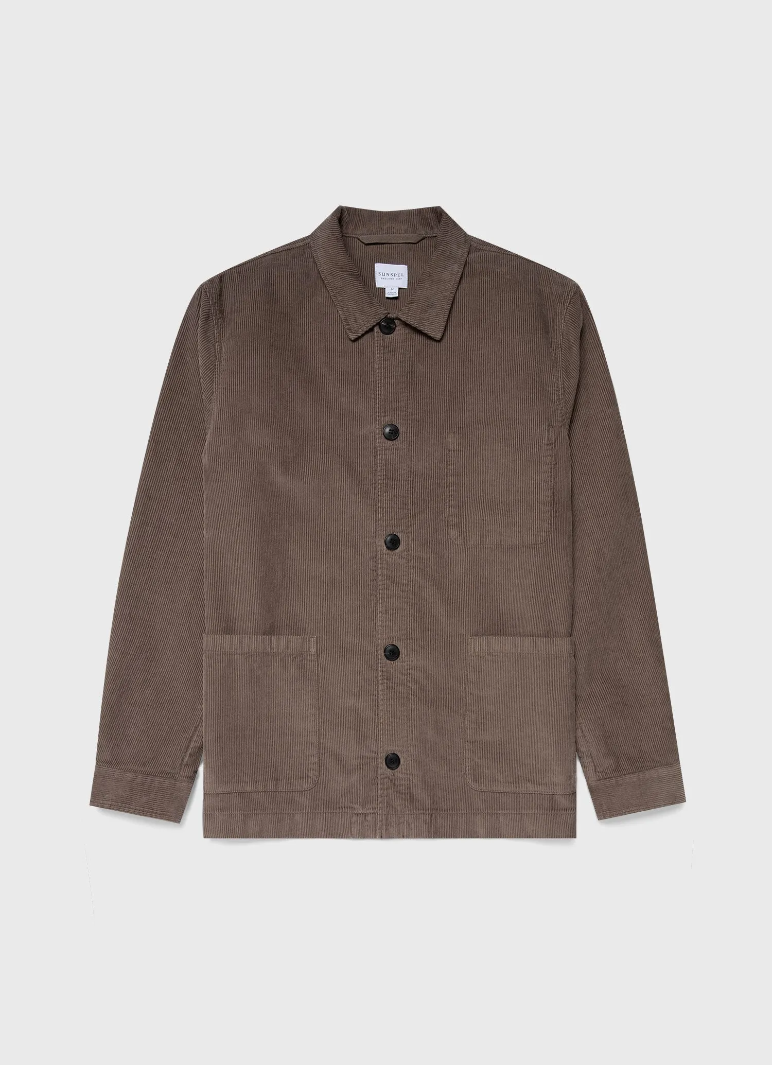 Men's Corduroy Twin Pocket Jacket in Cedar sold by Sunspel