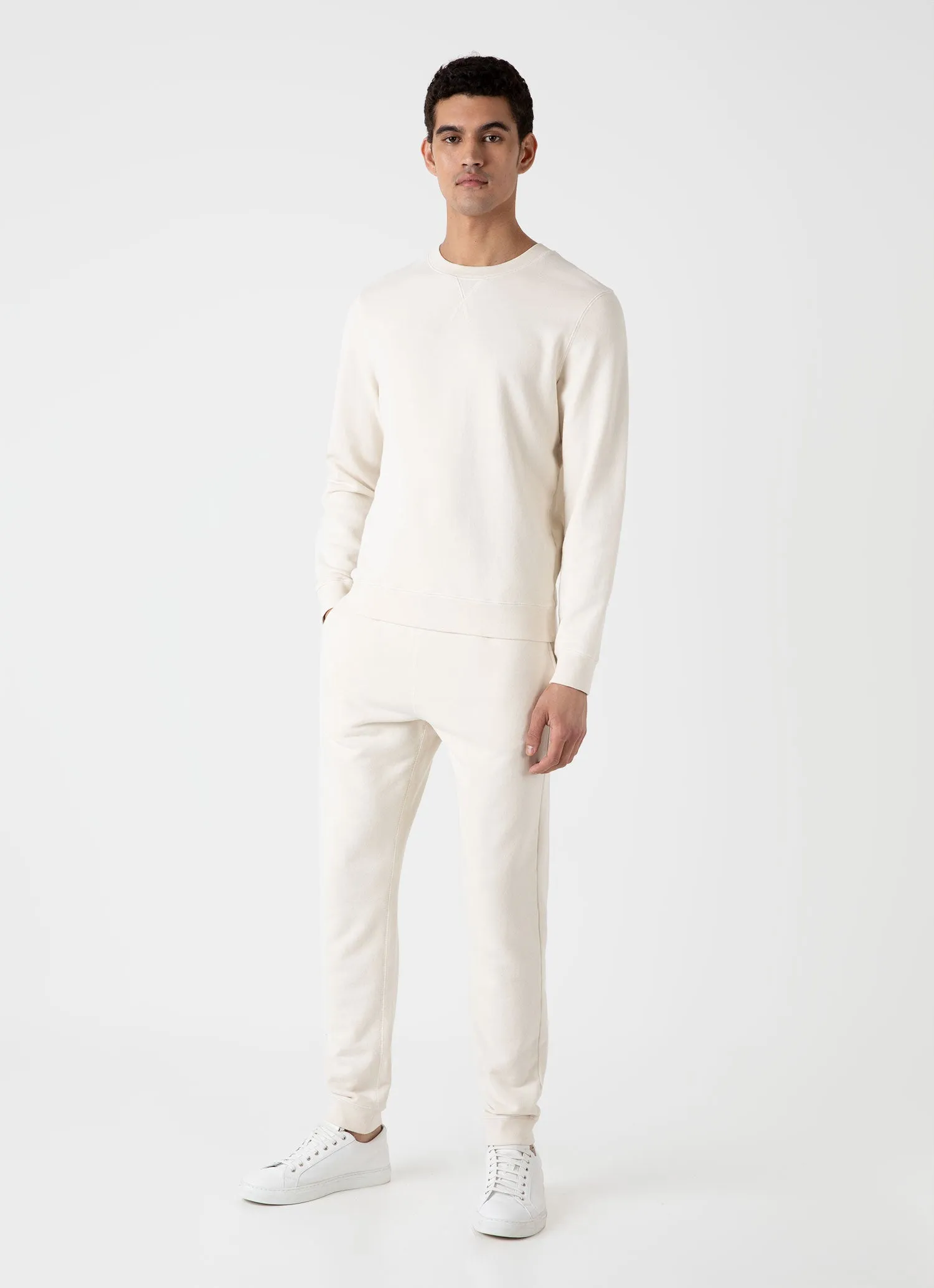Men's Loopback Tracksuit in Undyed sold by Sunspel product image thumbnail 2