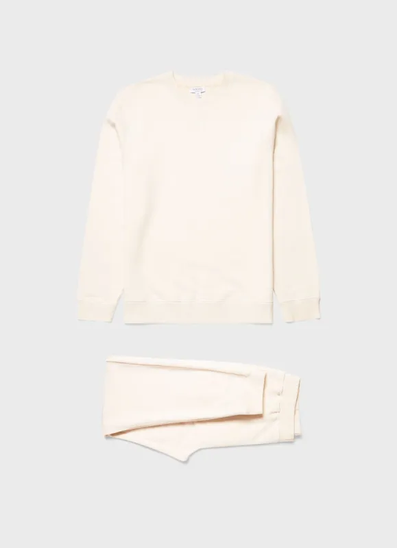 Men's Loopback Tracksuit in Undyed sold by Sunspel