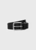 Men's Leather Belt in Black sold by Sunspel