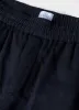 Men's Cotton Linen Drawstring Trouser in Navy sold by Sunspel