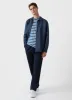 Men's Cotton Linen Drawstring Trouser in Navy sold by Sunspel