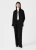 Women's Long Sleeve Roll Neck Top in Ecru sold by Sunspel