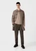 Men's Piqué Polo Shirt in Sandstone sold by Sunspel