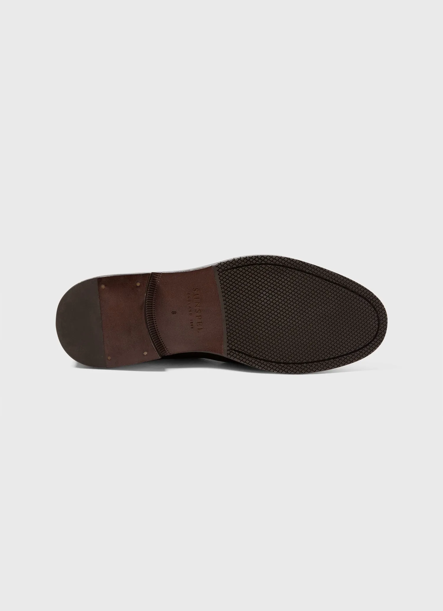 Men's Suede Chelsea Boot in Coffee sold by Sunspel product image thumbnail 2