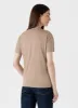 Women's Boy Fit T-shirt in Sandstone sold by Sunspel