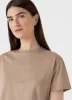 Women's Boy Fit T-shirt in Sandstone sold by Sunspel