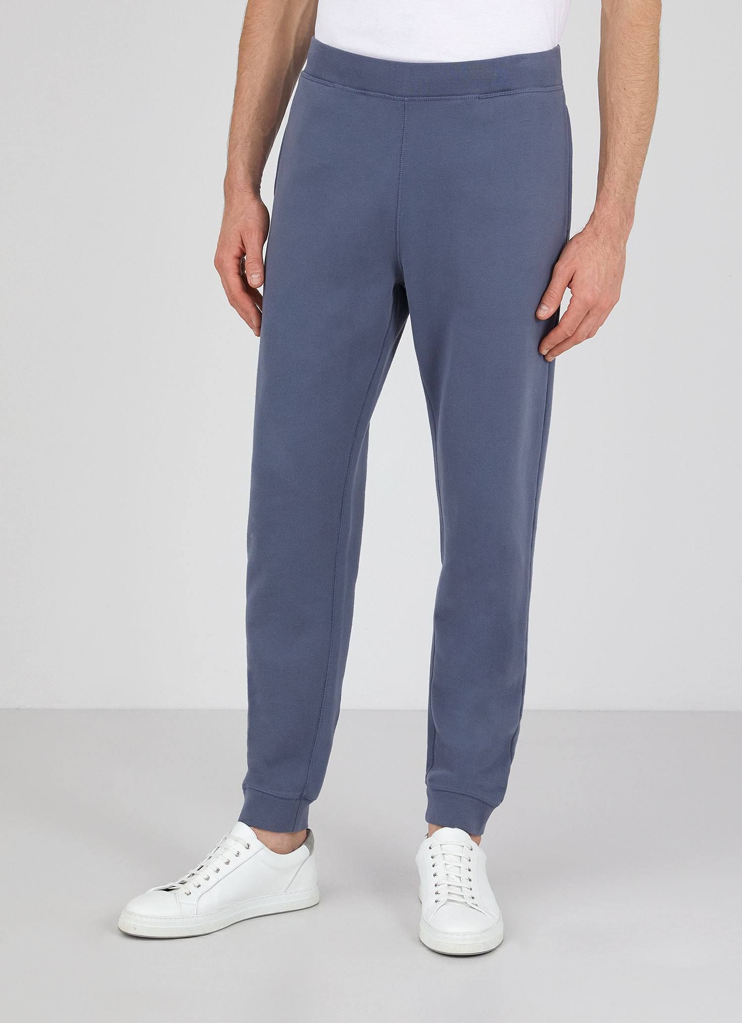 Men's Loopback Sweatpants in Blue Slate sold by Sunspel product image thumbnail 2
