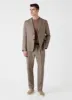 Men's Classic T-shirt in Dark Sand sold by Sunspel