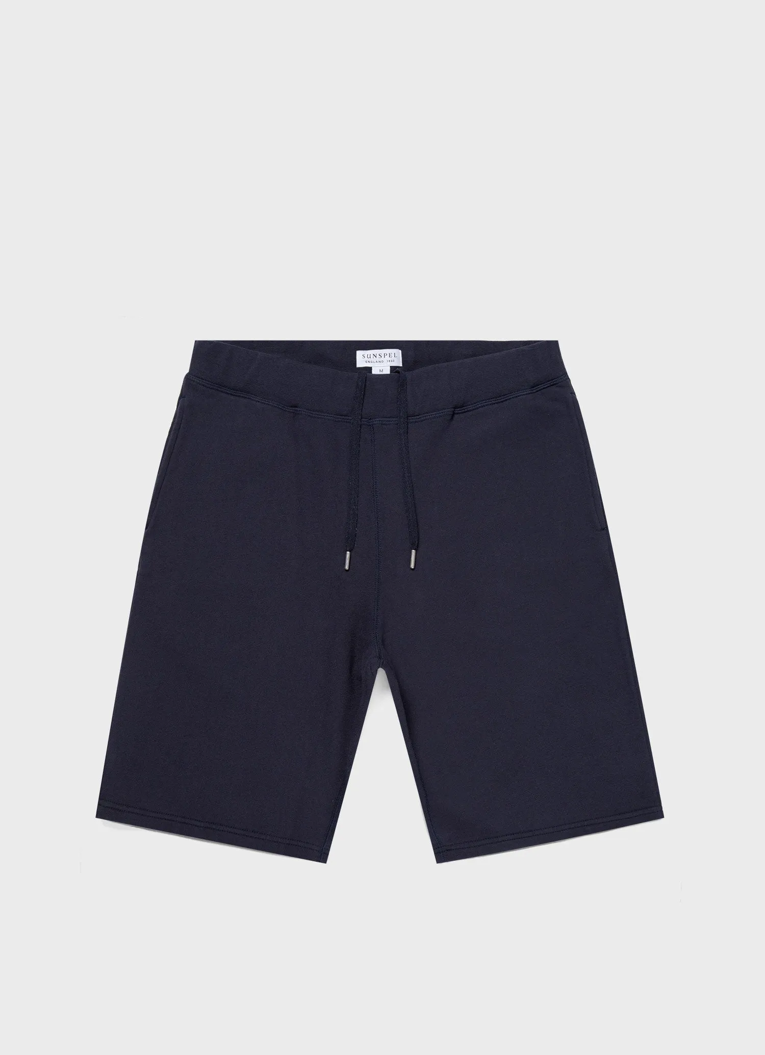 Men's Loopback Shorts in Navy sold by Sunspel