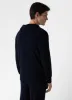 Men's Cashmere Zip Hoodie in Navy sold by Sunspel