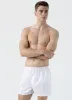 Men's Classic Boxer Shorts in Pale Pink Stripe sold by Sunspel