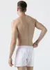Men's Classic Boxer Shorts in Pale Pink Stripe sold by Sunspel