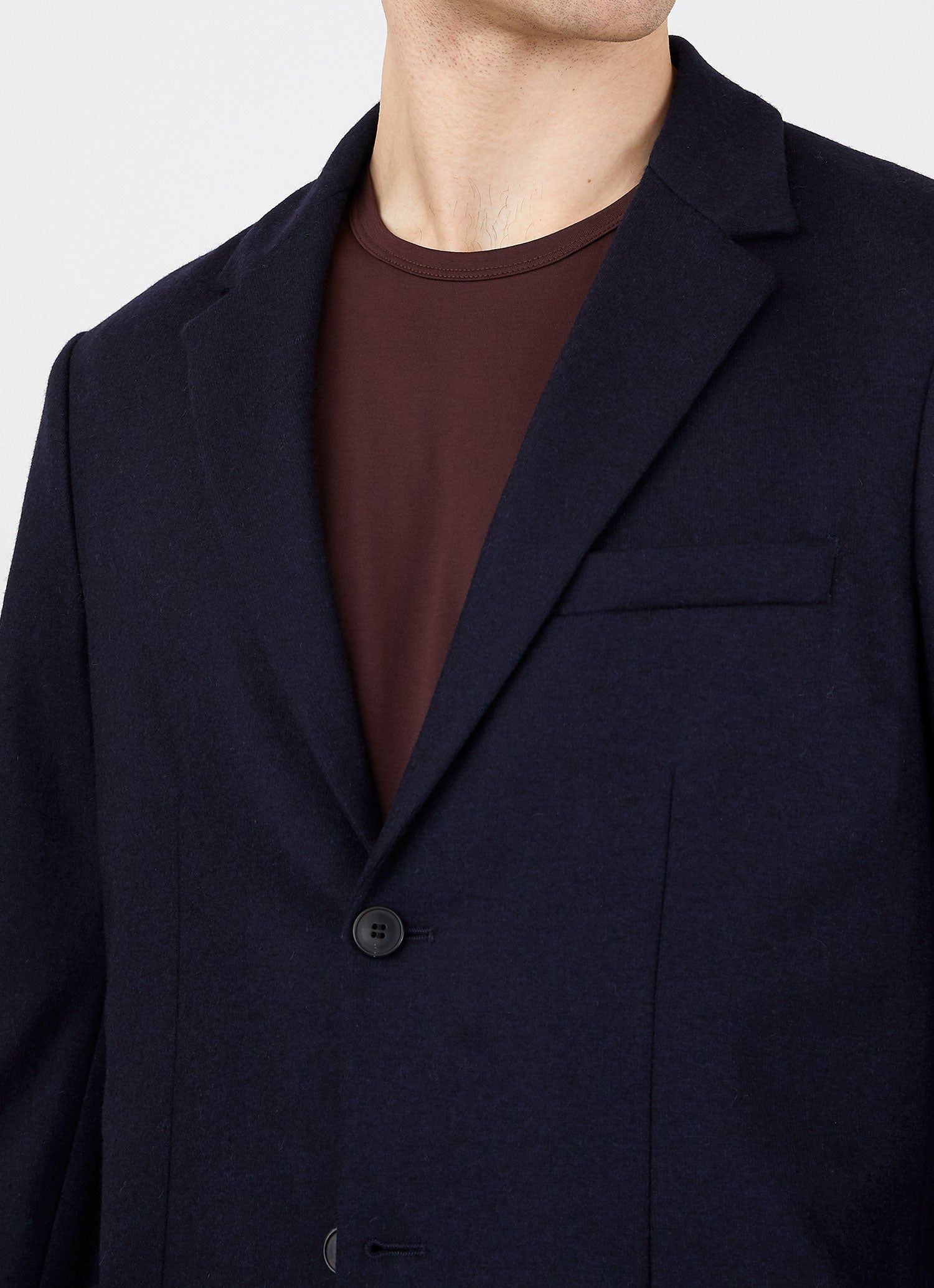 Men's Wool Blazer in Navy sold by Sunspel product image thumbnail 5