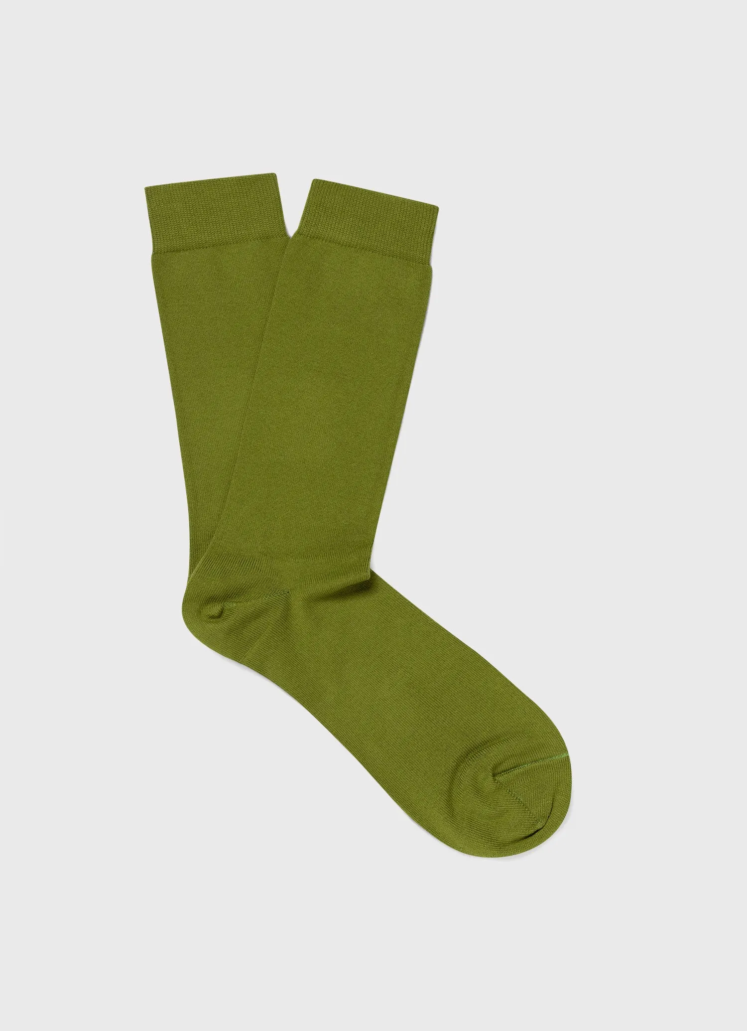Men's Cotton Socks in Country Green sold by Sunspel