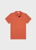 Men's Riviera Polo Shirt in Burnt Sienna sold by Sunspel