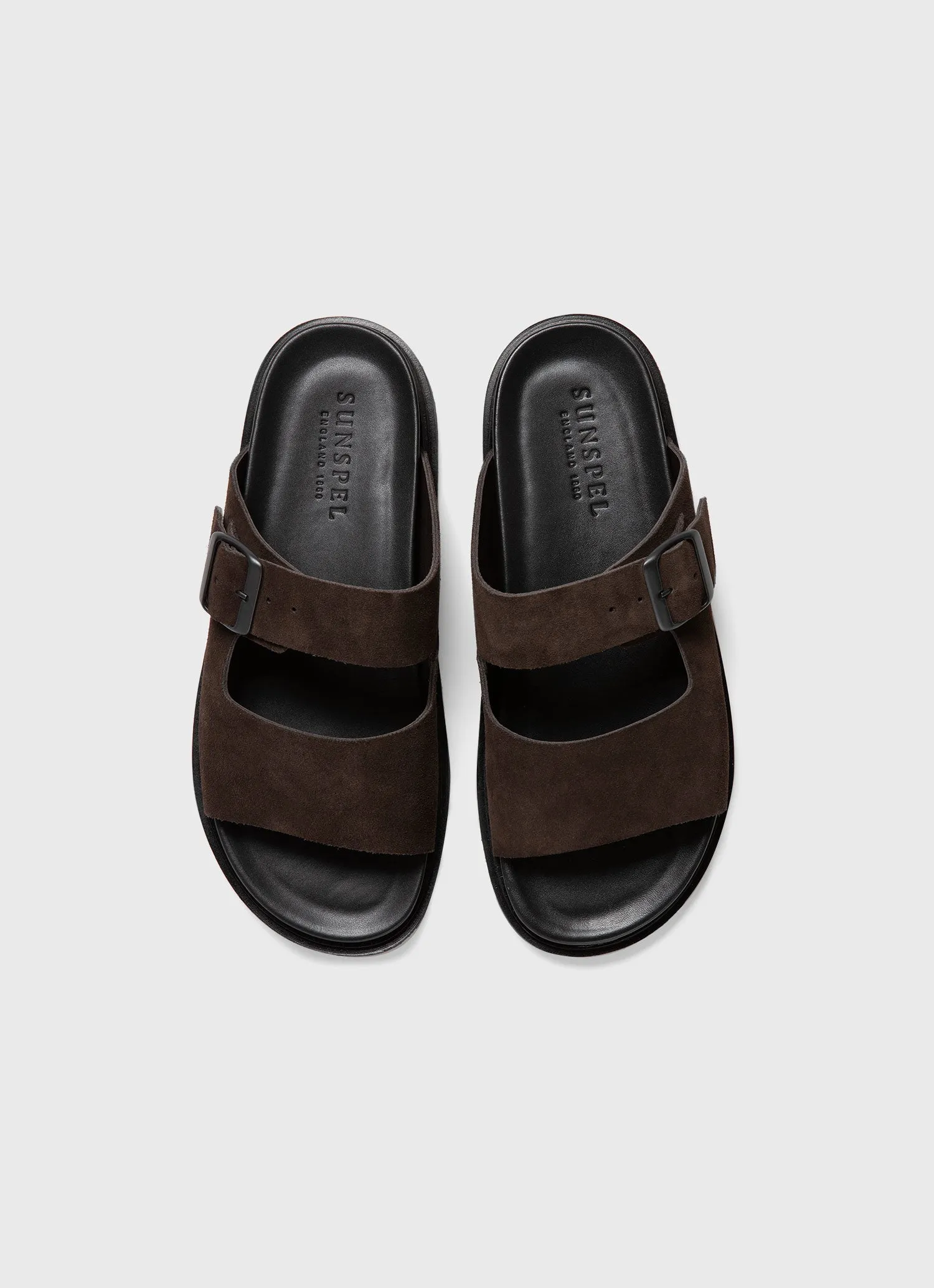 Men's Buckle Slider in Brown sold by Sunspel product image thumbnail 4