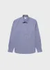 Men's Oxford Shirt in Dark Blue sold by Sunspel