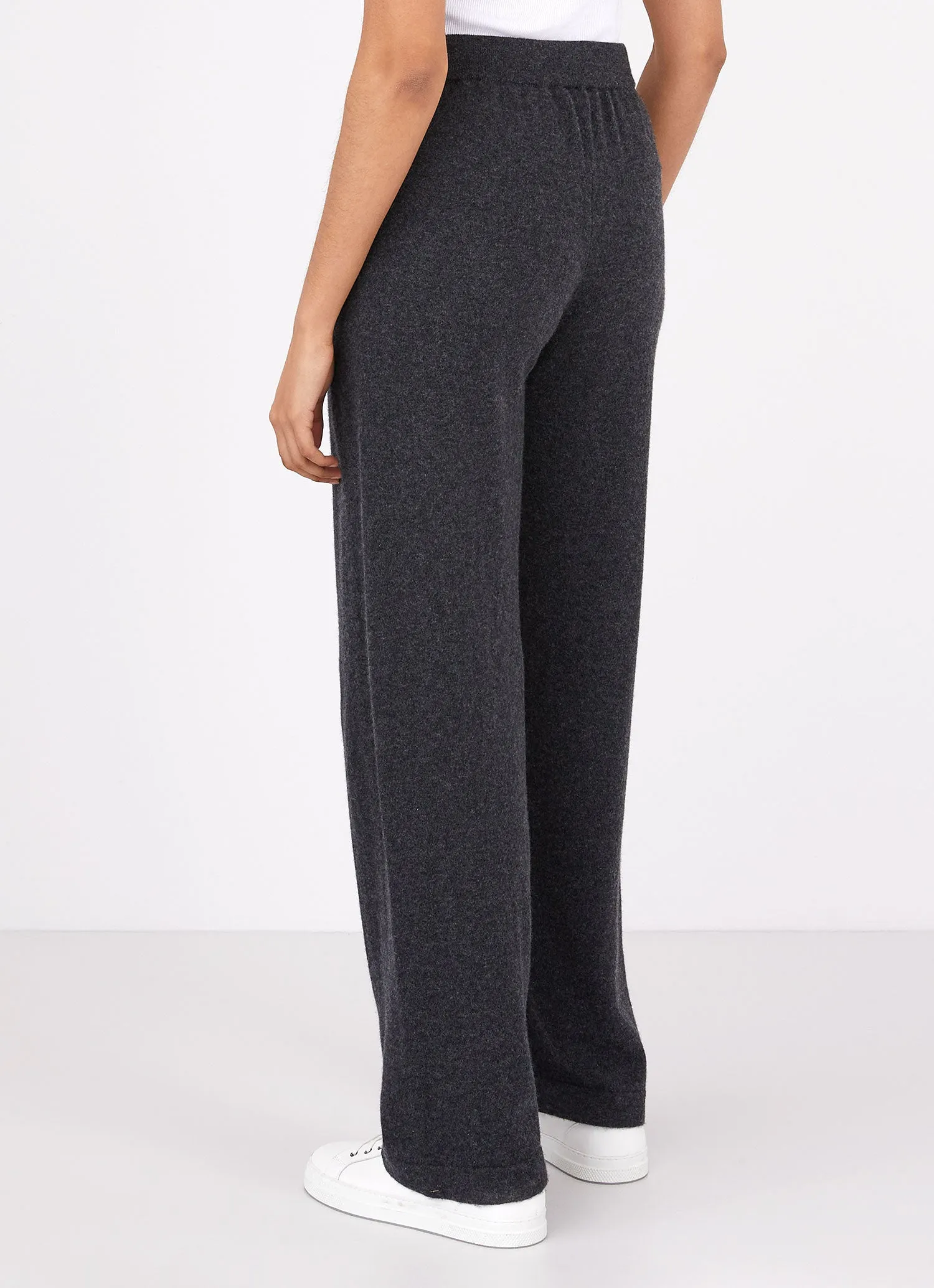 Women's Cashmere Lounge Pant in Charcoal Melange sold by Sunspel product image thumbnail 4