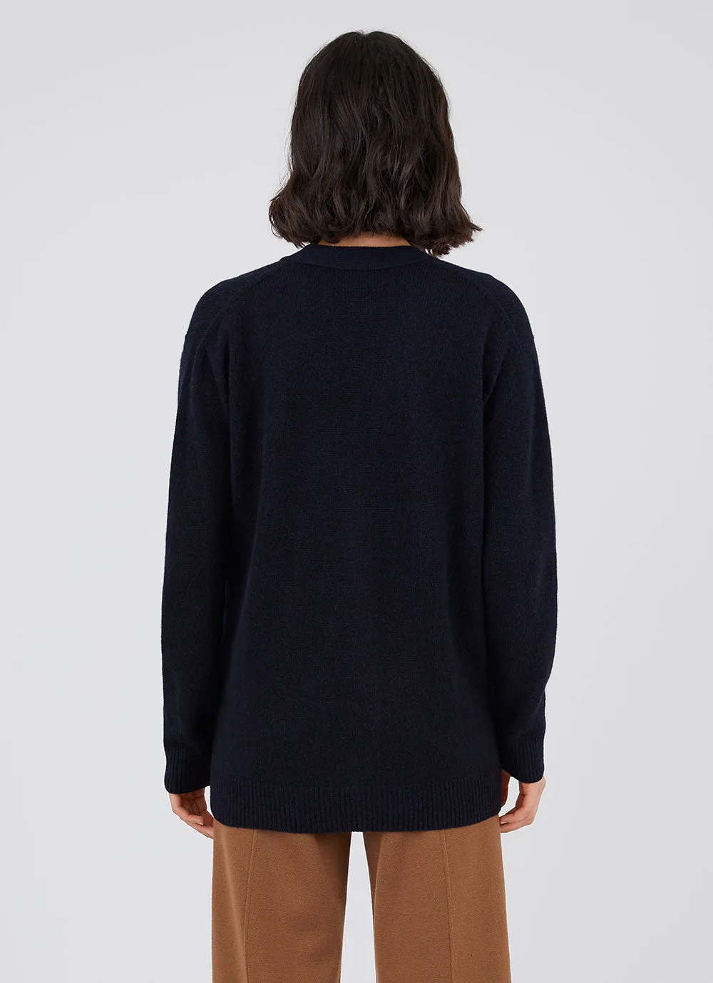 Women's Lambswool Cardigan in Black sold by Sunspel product image thumbnail 2