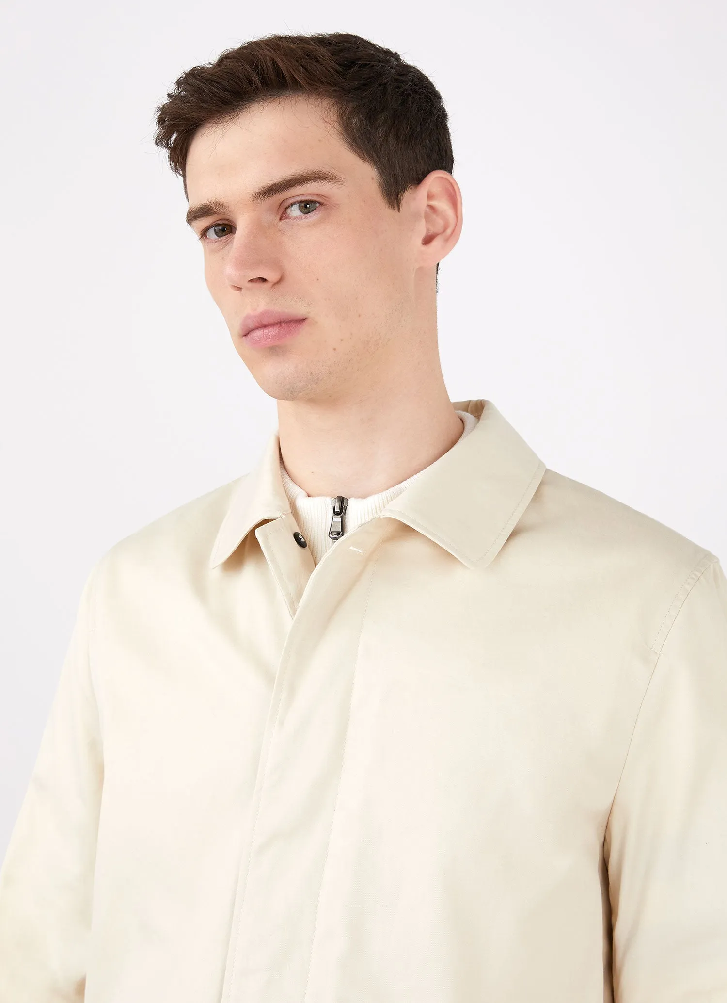 Men's Paul Weller Mac in Stone sold by Sunspel product image thumbnail 5