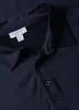 Men's Jersey Classic Polo Shirt in Navy sold by Sunspel