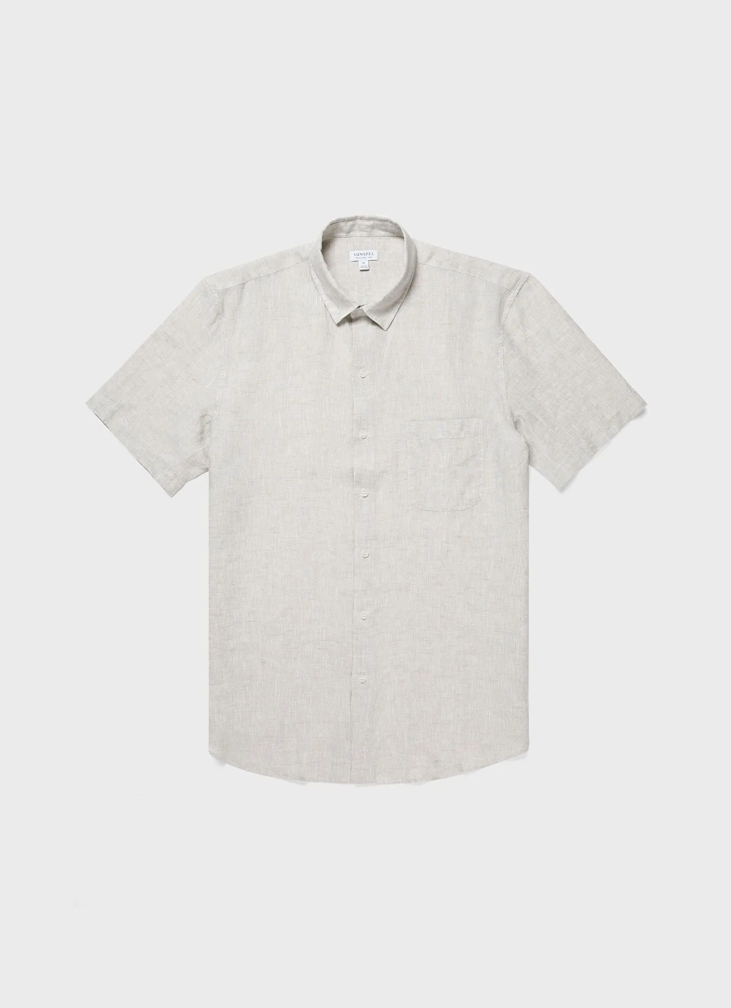 Men's Short Sleeve Linen Shirt sold by Sunspel