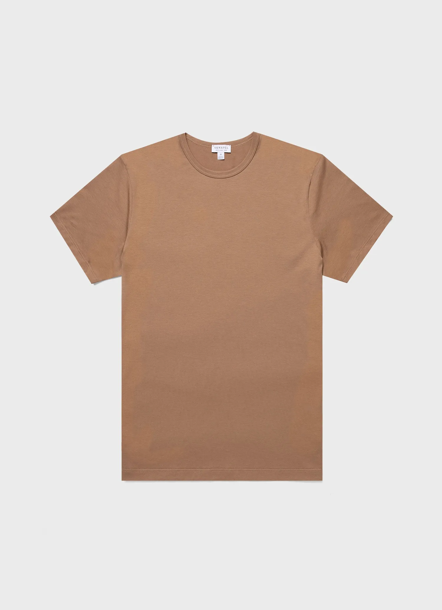 Men's Classic T-shirt in Almond sold by Sunspel