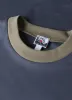 Men's Sunspel x Nigel Cabourn Carbon Brushed T-shirt in Slate Blue sold by Sunspel