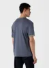 Men's Sunspel x Nigel Cabourn Carbon Brushed T-shirt in Slate Blue sold by Sunspel