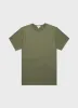 Men's Classic T-shirt in Moss Green sold by Sunspel