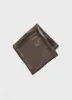 Silk Pocket Square in Coffee/Sandstone sold by Sunspel