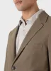 Men's Brushed Cotton Wool Two-Piece Suit in Sandstone sold by Sunspel