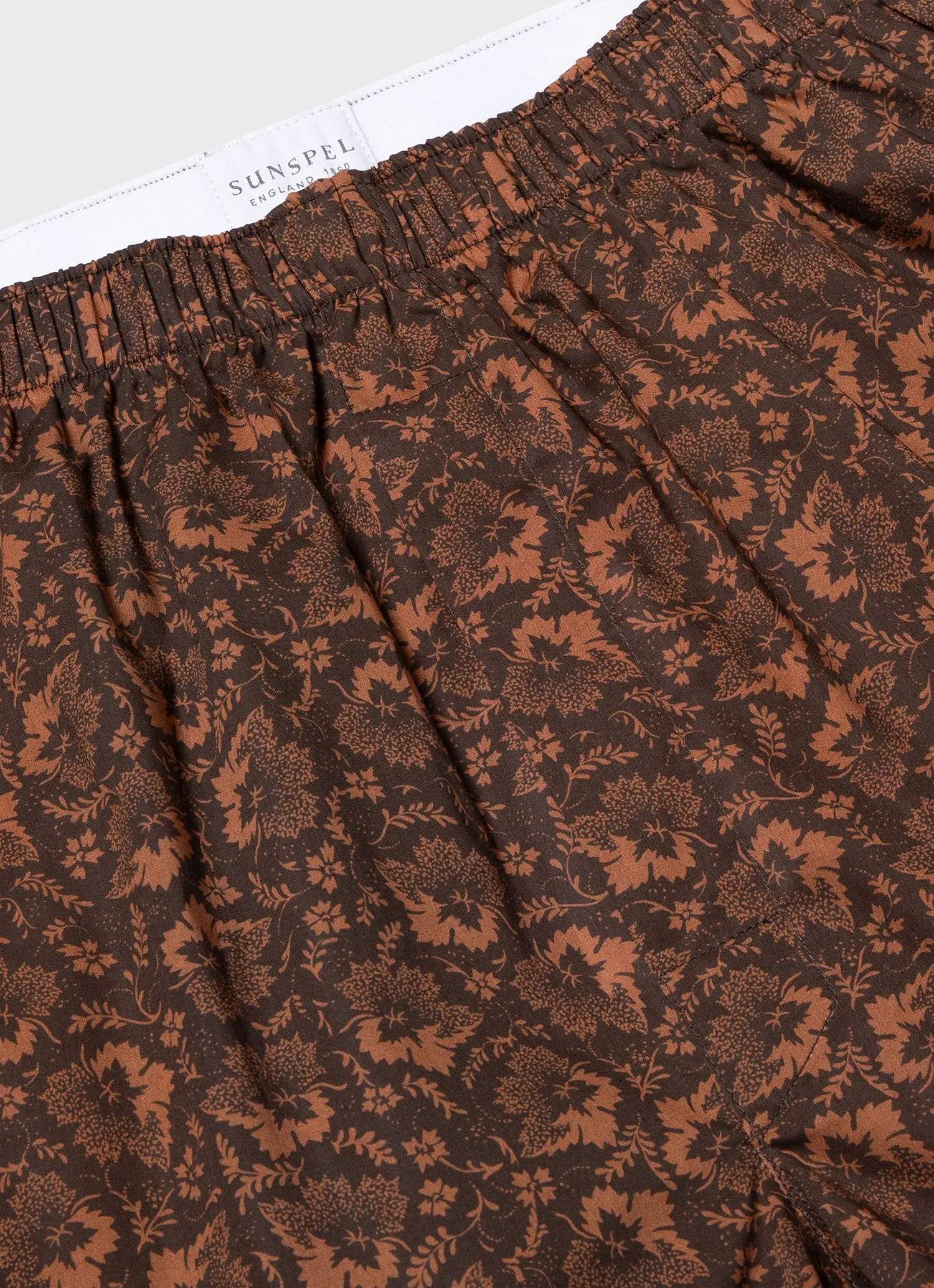 Men's Classic Boxer Shorts in Liberty Fabric in Autumn Floral sold by Sunspel product image thumbnail 4