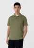 Men's Riviera Polo Shirt in Moss Green sold by Sunspel