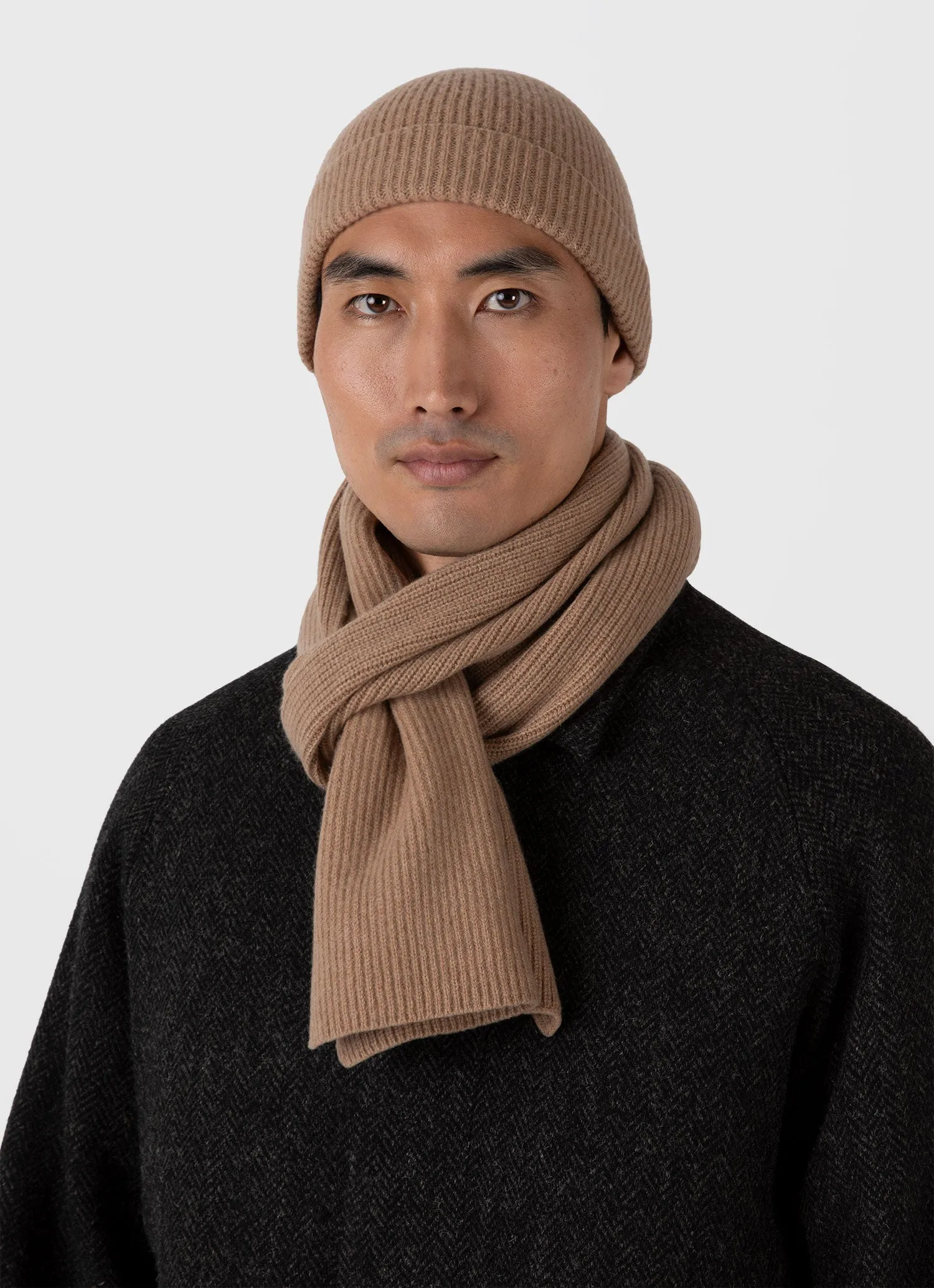 Cashmere Gift Set in Brown Melange sold by Sunspel product image thumbnail 5