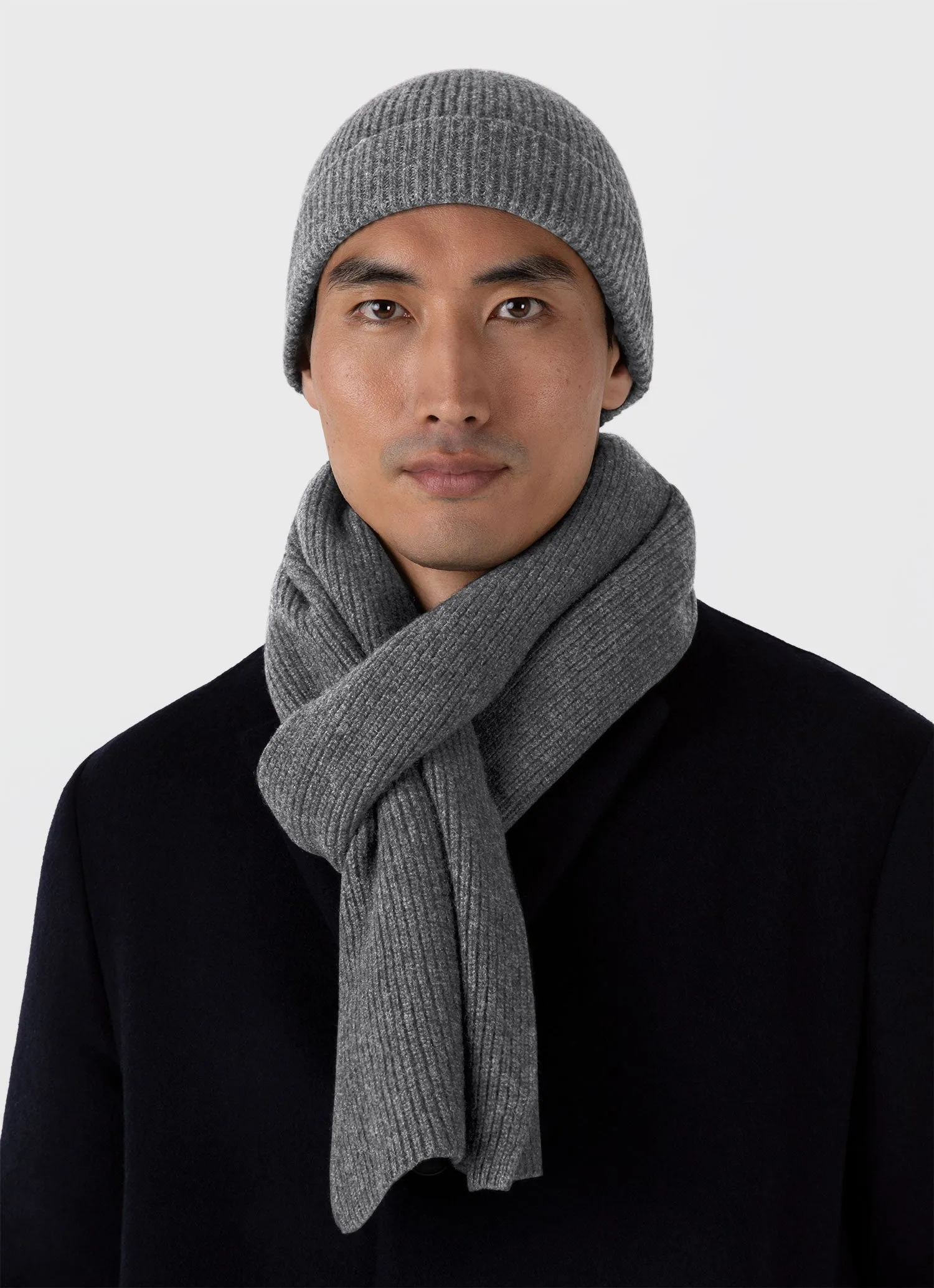 Cashmere Gift Set in Grey Melange sold by Sunspel product image thumbnail 5