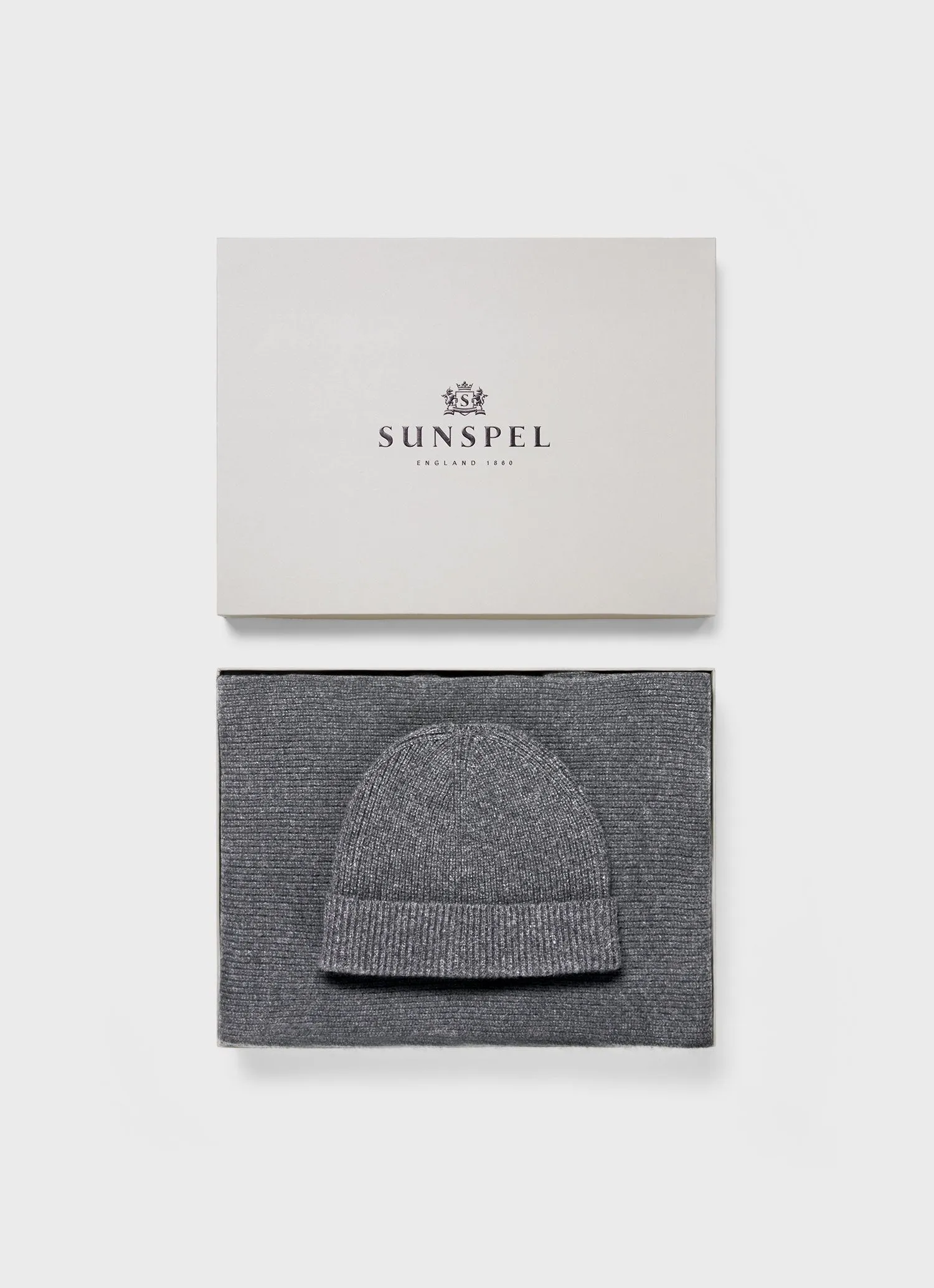 Cashmere Gift Set in Grey Melange sold by Sunspel