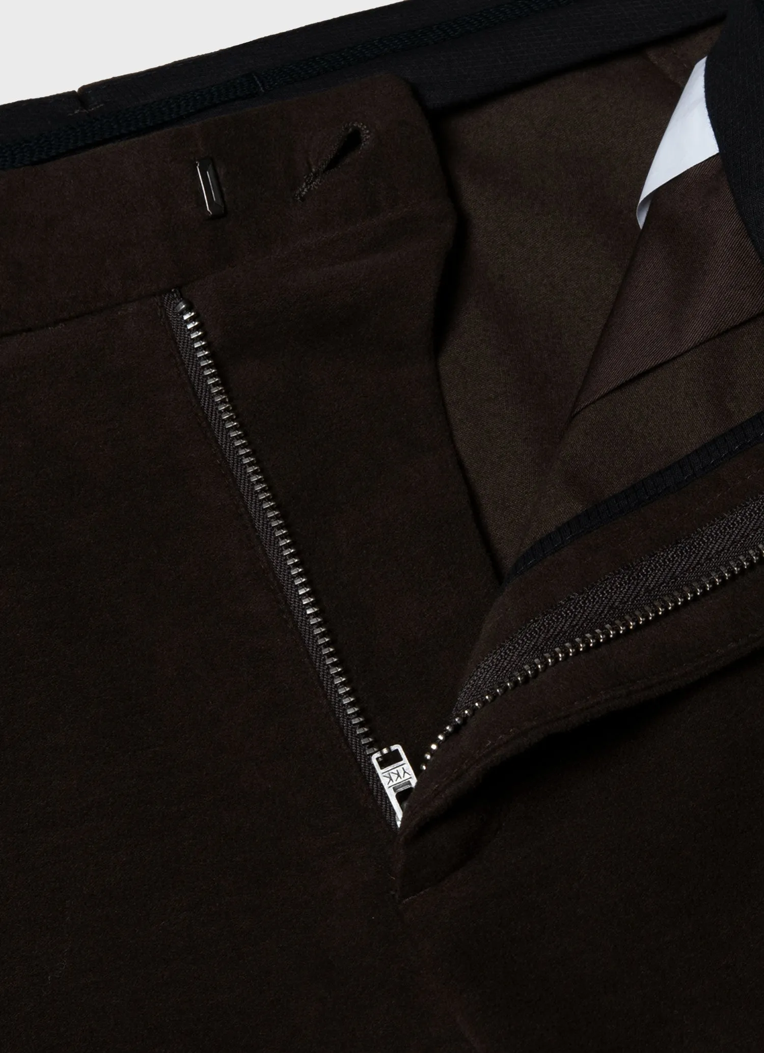 Men's Moleskin Trouser in Peat sold by Sunspel product image thumbnail 4