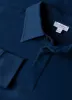Men's Heavyweight Rugby Polo Shirt in Naval Blue sold by Sunspel