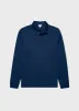 Men's Heavyweight Rugby Polo Shirt in Naval Blue sold by Sunspel