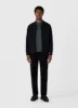 Men's Double Faced Bomber Jacket in Navy sold by Sunspel