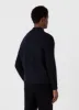 Men's Double Faced Bomber Jacket in Navy sold by Sunspel