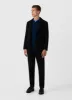 Men's Heavy Wool Jersey Blazer in Navy sold by Sunspel