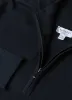 Men's Extra-Fine Merino Zip Neck in Light Navy sold by Sunspel