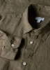 Men's Linen Shirt in Khaki sold by Sunspel