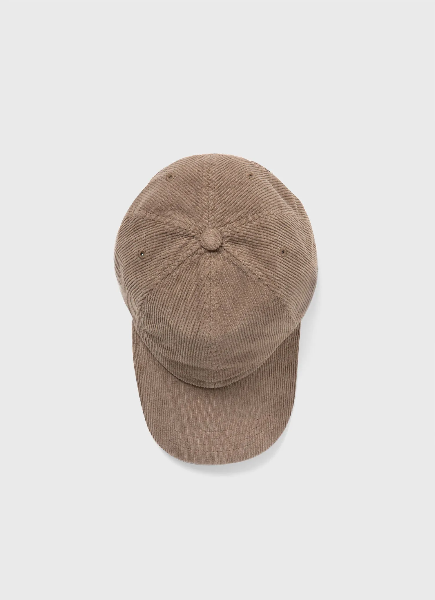 Corduroy Cap in Sandstone sold by Sunspel product image thumbnail 2