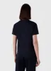 Women's Boy Fit T-shirt in Midnight Navy sold by Sunspel